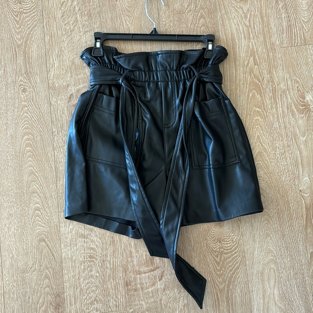 BLANKNYC leather shorts